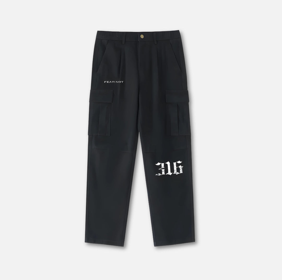 316 Cargo Pants Black S 