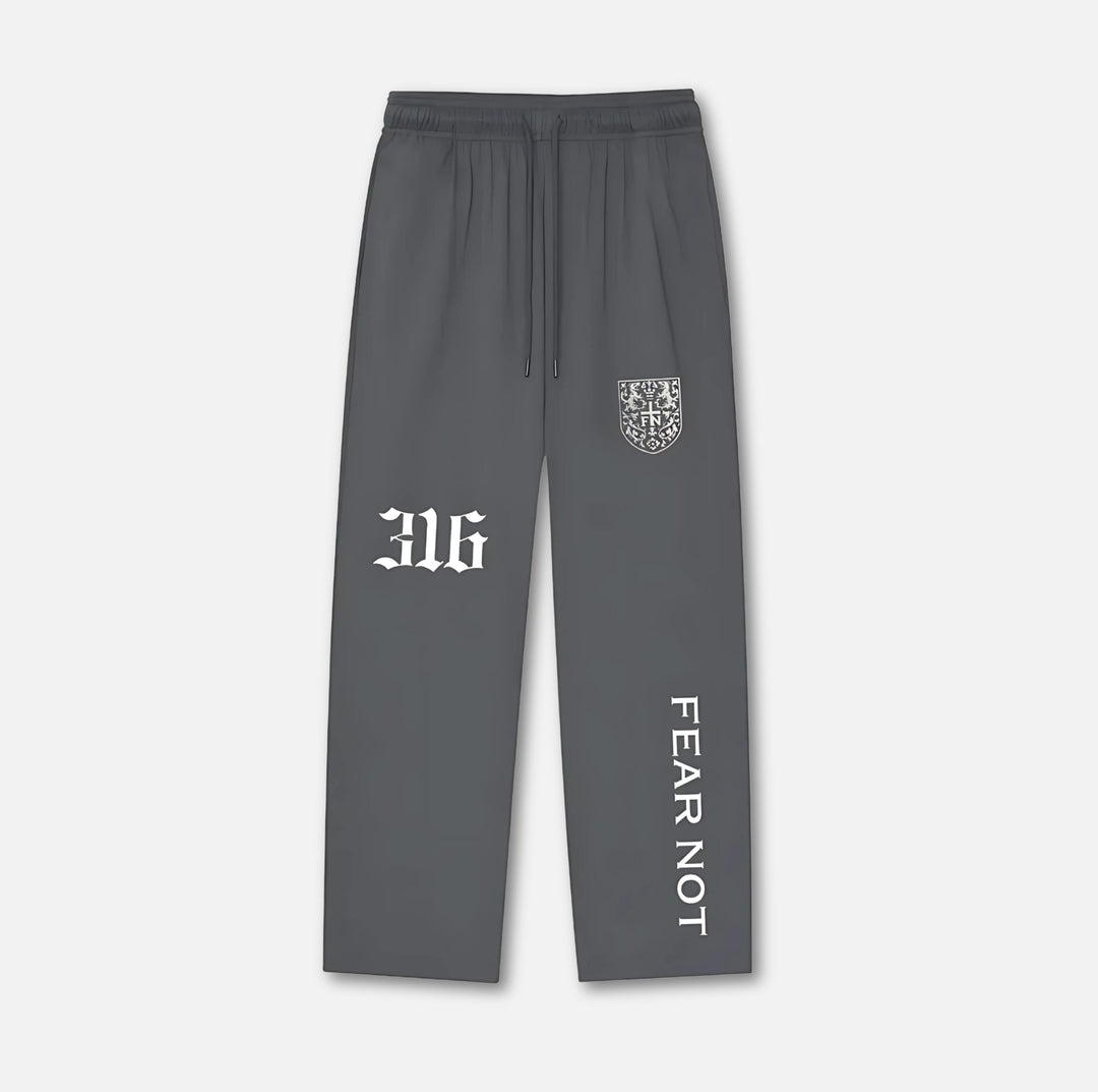 316 Crest Mesh-Lined Pants Dark Gray S 
