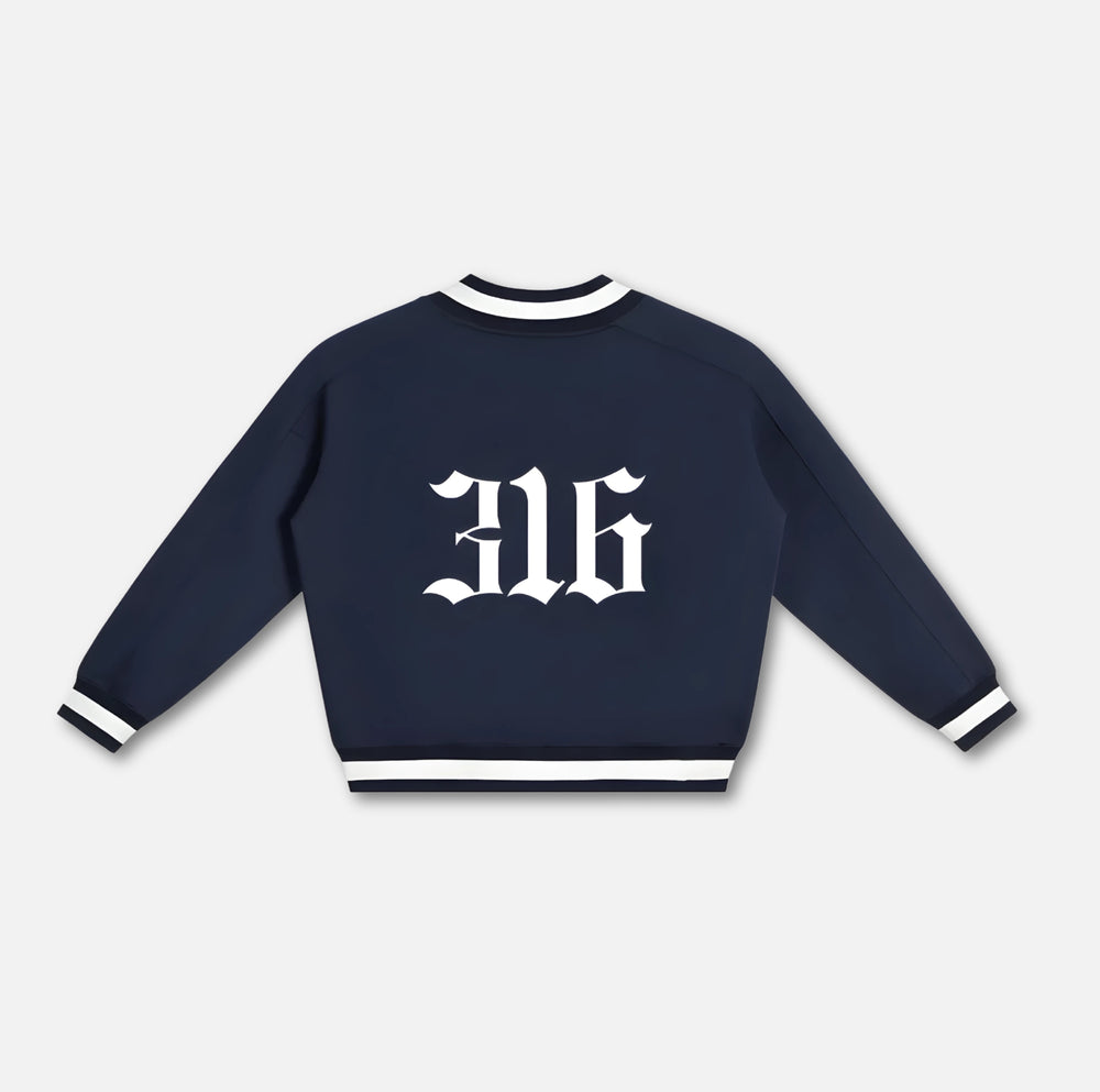 316 Crest V-Neck Sweatshirt 