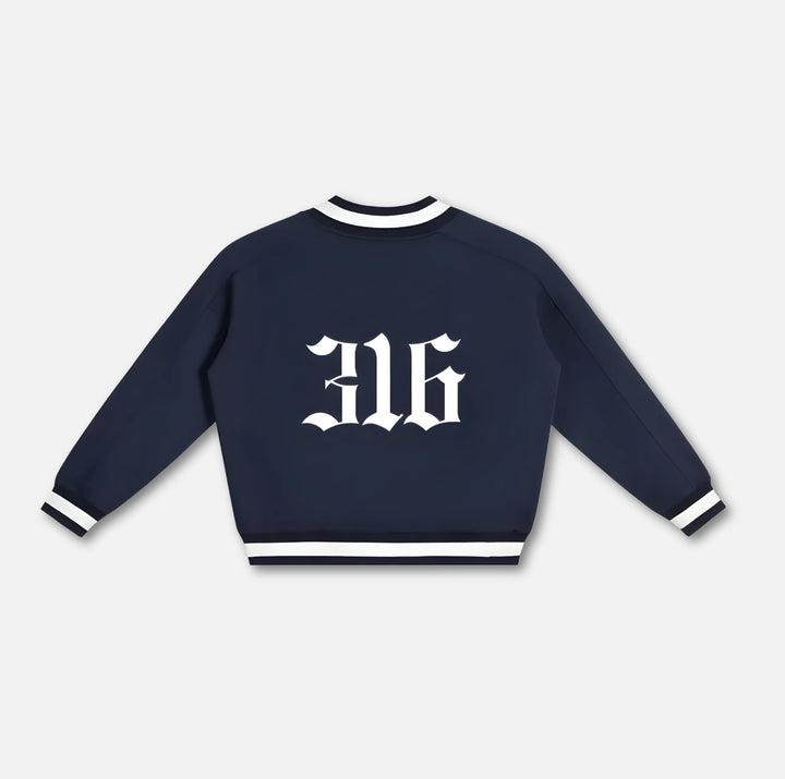 316 Crest V-Neck Sweatshirt 