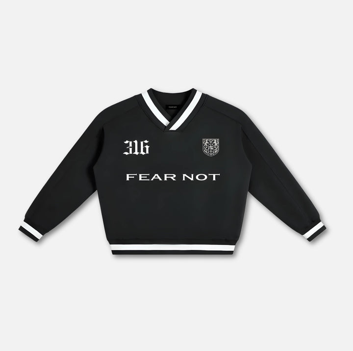 316 Crest V-Neck Sweatshirt Black S 