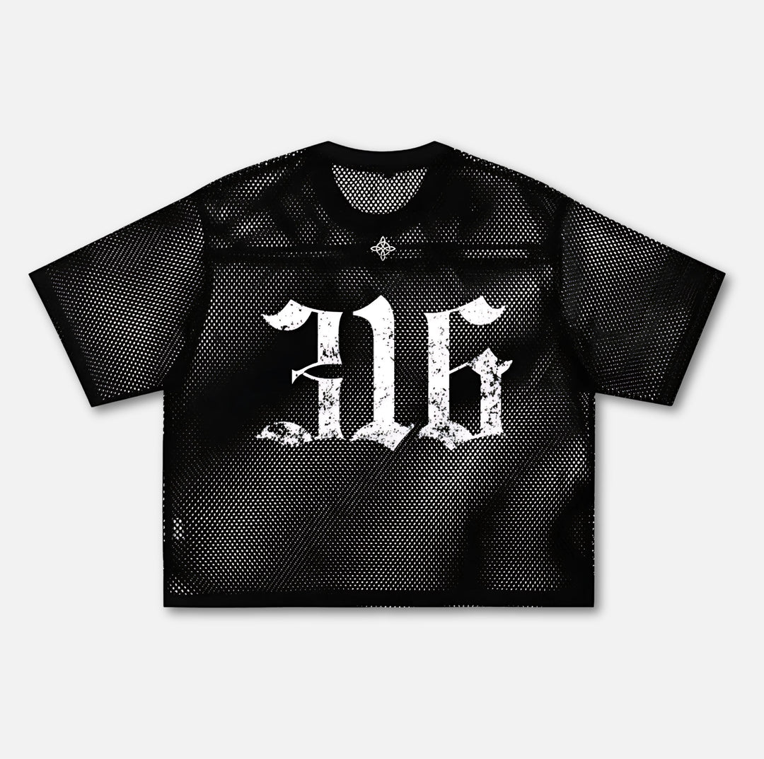 316 See-Through Boxy Net Tee 