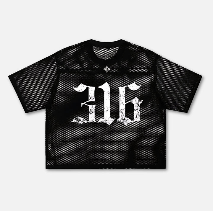 316 See-Through Boxy Net Tee 