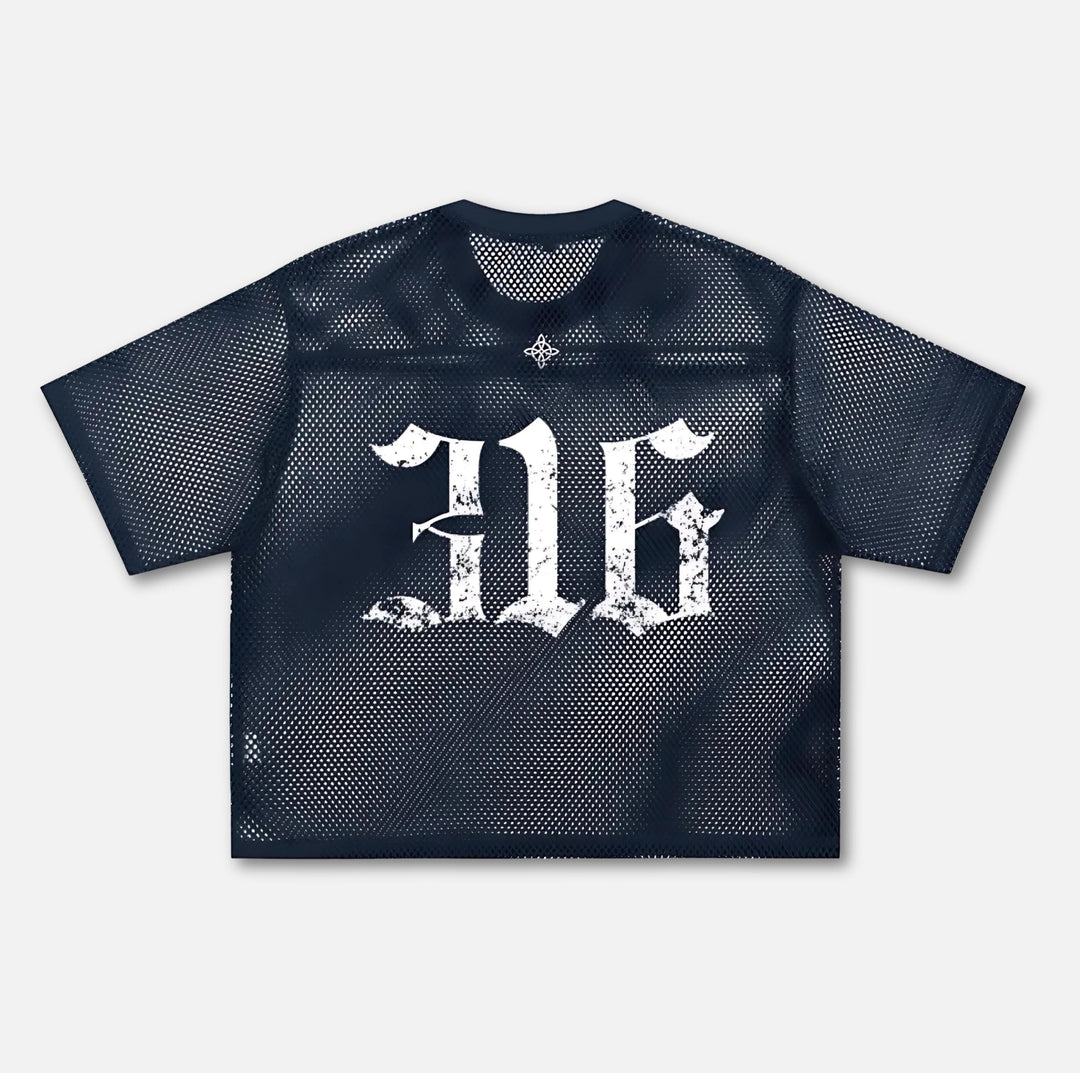 316 See-Through Boxy Net Tee 