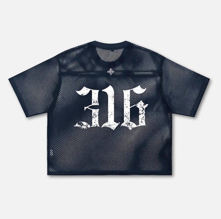 316 See-Through Boxy Net Tee 