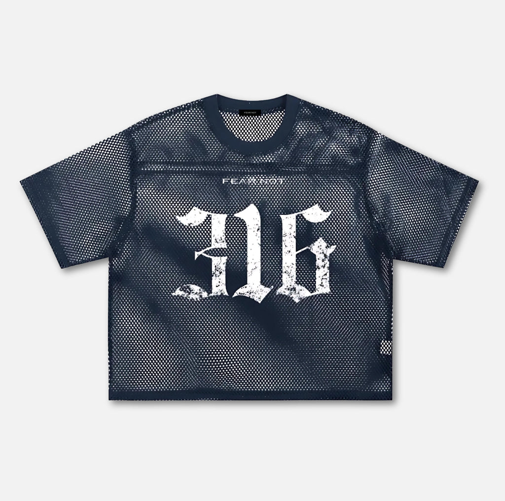 316 See-Through Boxy Net Tee | Faith-Based Streetwear Tops
