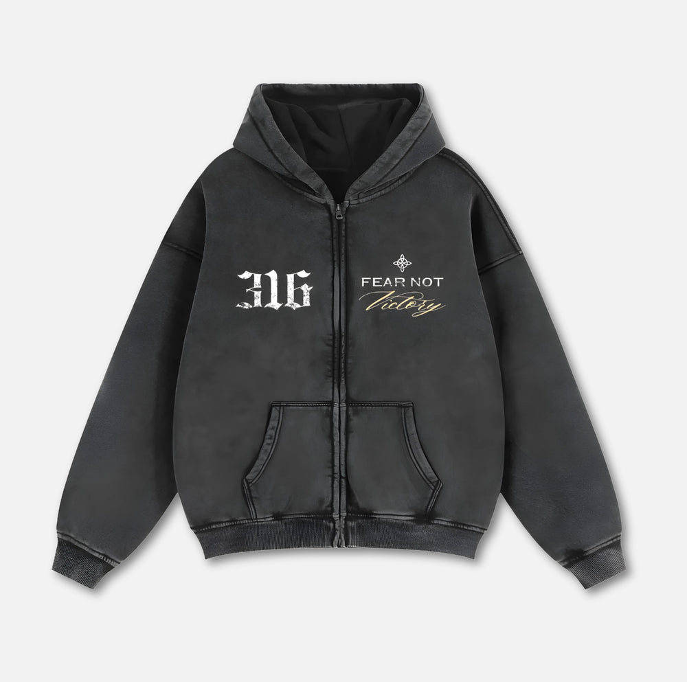 Angel of Victory Zip Hoodie 