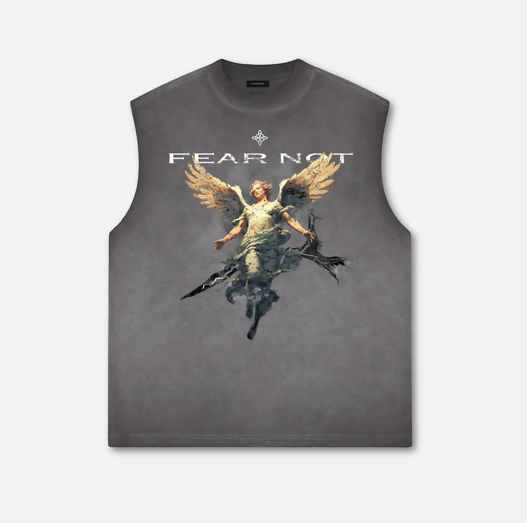 Archangel Reverse Dyed Tank Top Gray S 