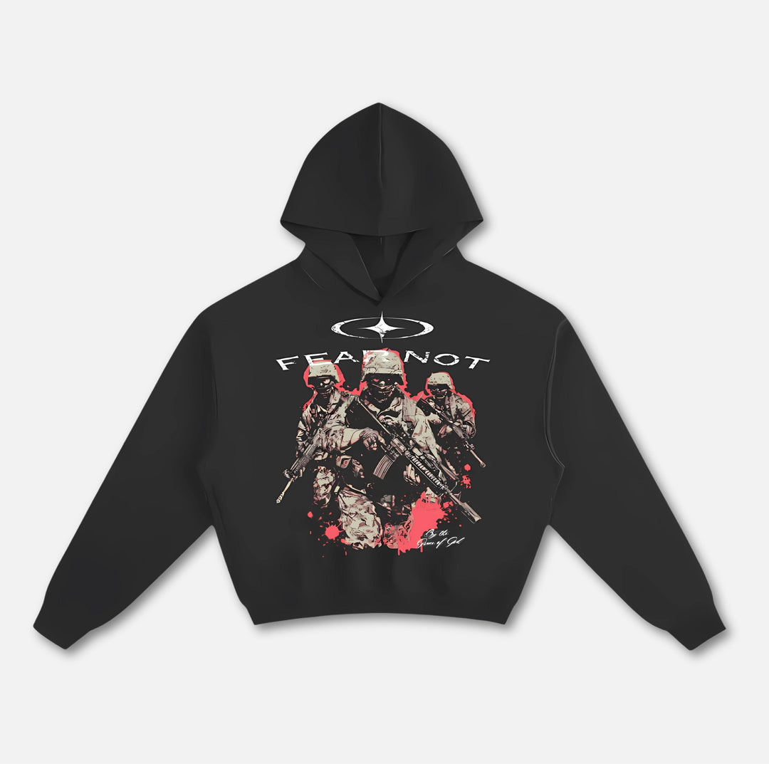 Carnal Warfare Boxy Hoodie Black S 