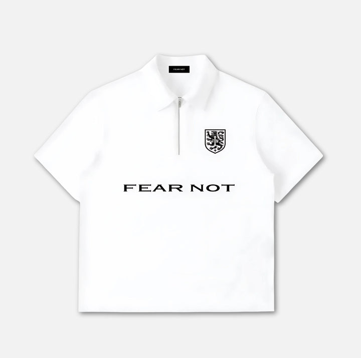 Crest V2 Quarter-Zip Polo Shirt White S 