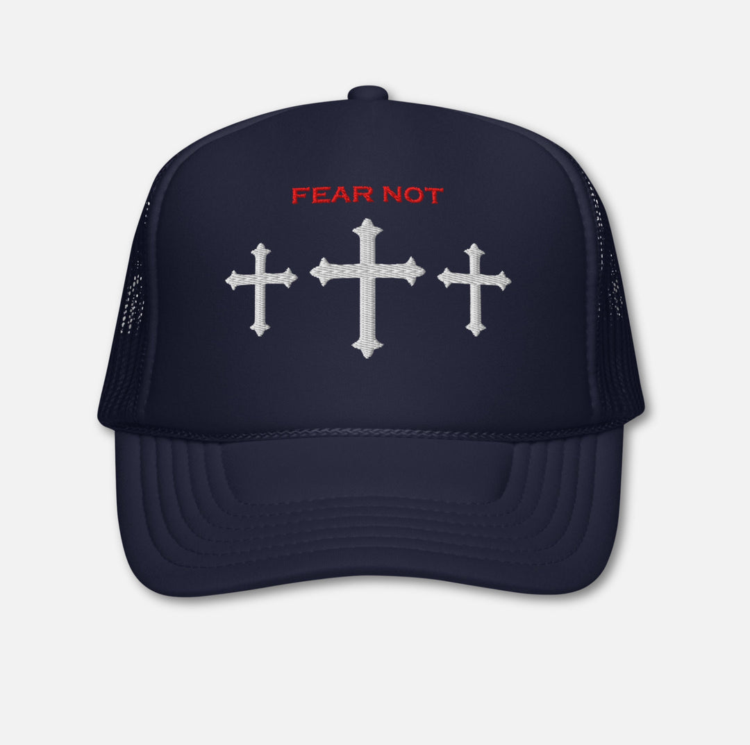 Crosses Trucker Hat Navy 