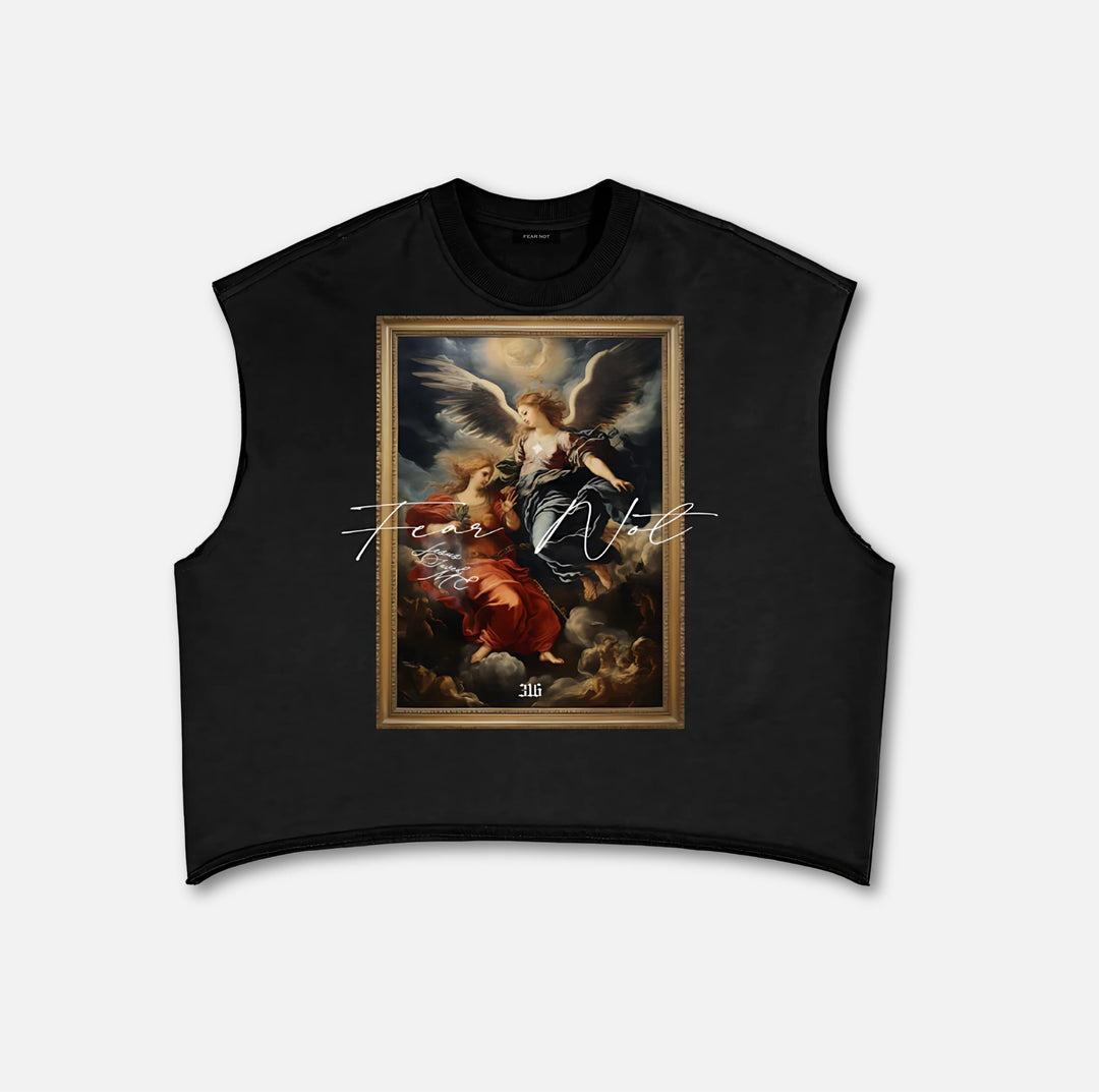 Deliverance French Terry Tank Top Black S 
