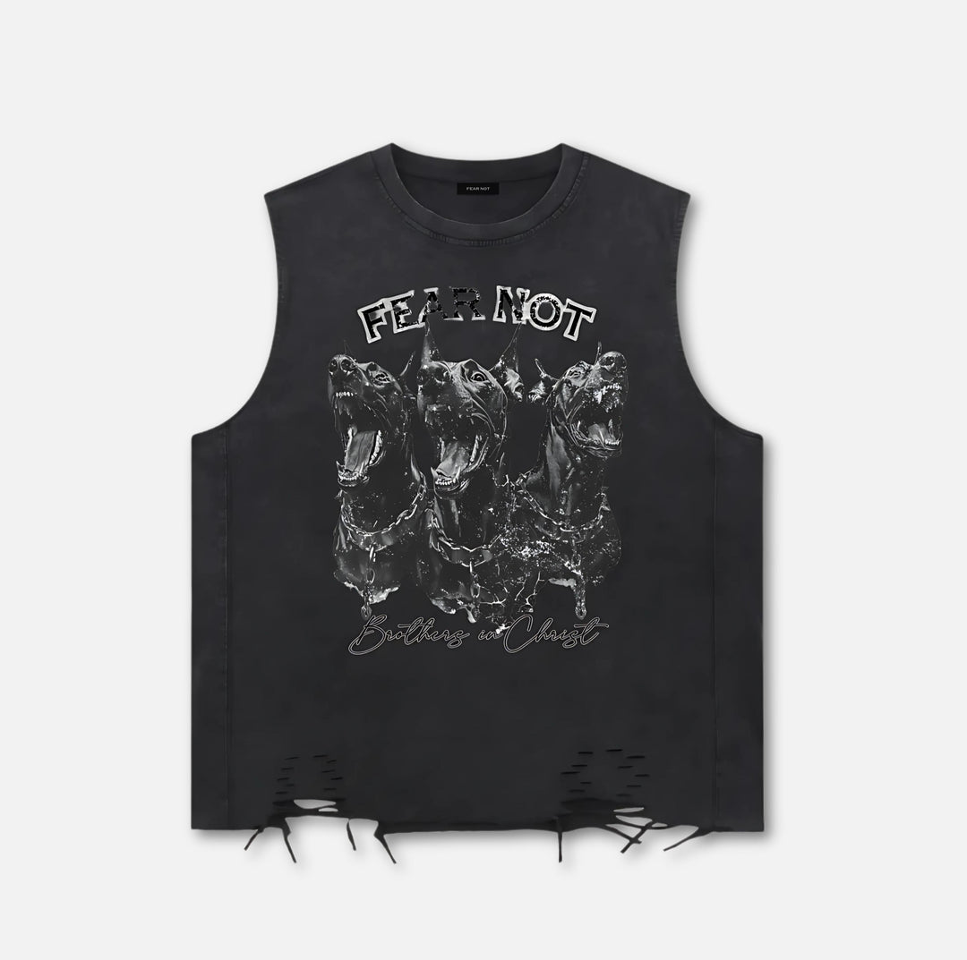 Dobermans Tank Top Black S 