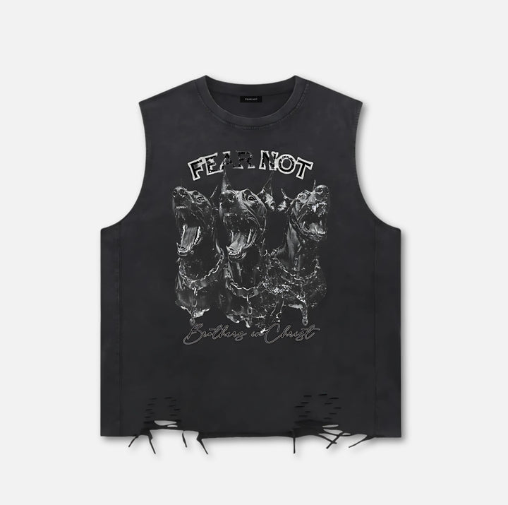 Dobermans Tank Top Black S 