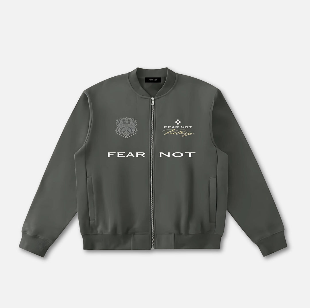 Eagle Crest Varsity Jacket Dark Gray S 