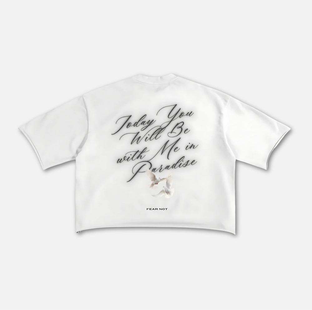 Paradise Messiah French Terry Boxy Tee 