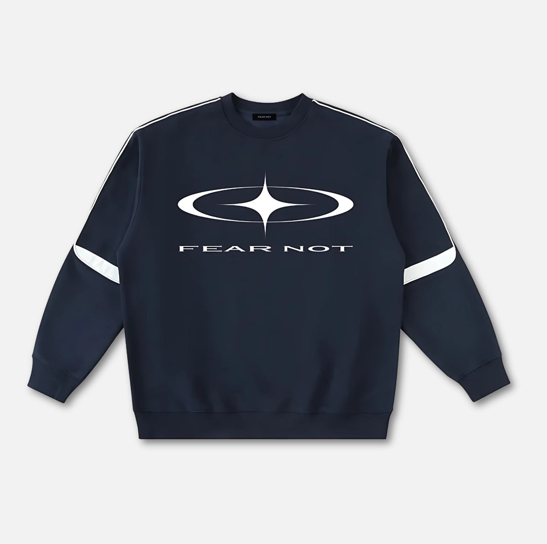 Starcross Taped Crewneck Sweatshirt Navy Blue S 