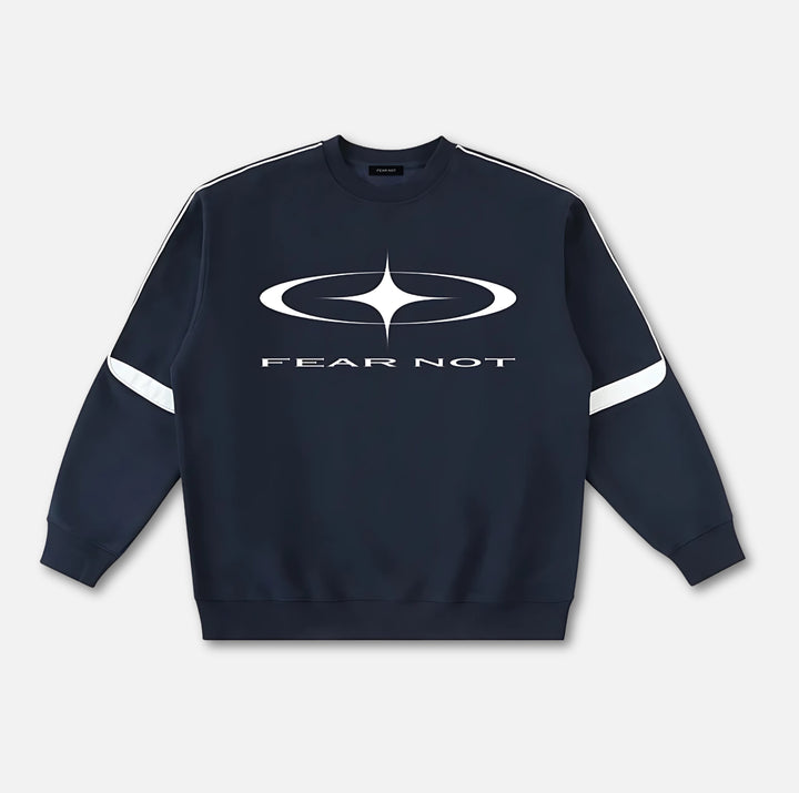 Starcross Taped Crewneck Sweatshirt Navy Blue S 