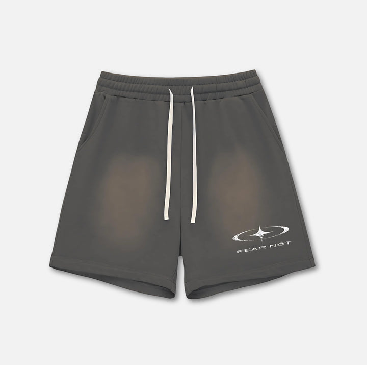 Starcross Washed Cotton Shorts Dark Gray S 