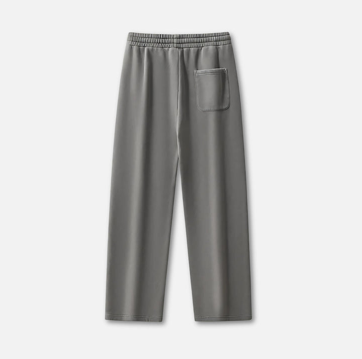 Wreath Crest Frayed Sweatpants 