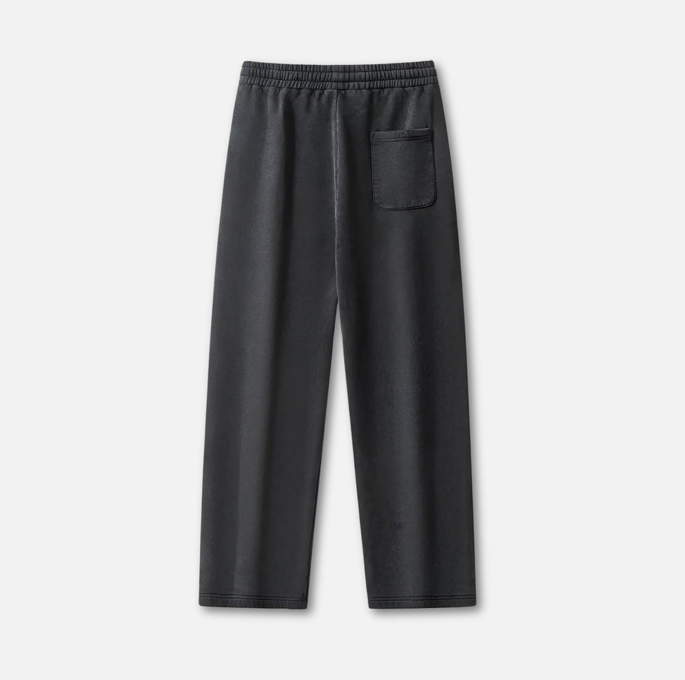Wreath Crest Frayed Sweatpants 