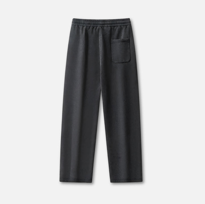 Wreath Crest Frayed Sweatpants 