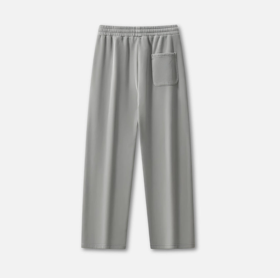 Wreath Crest Frayed Sweatpants 