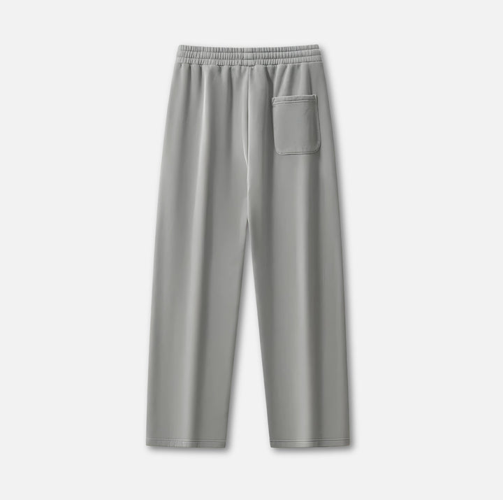 Wreath Crest Frayed Sweatpants 