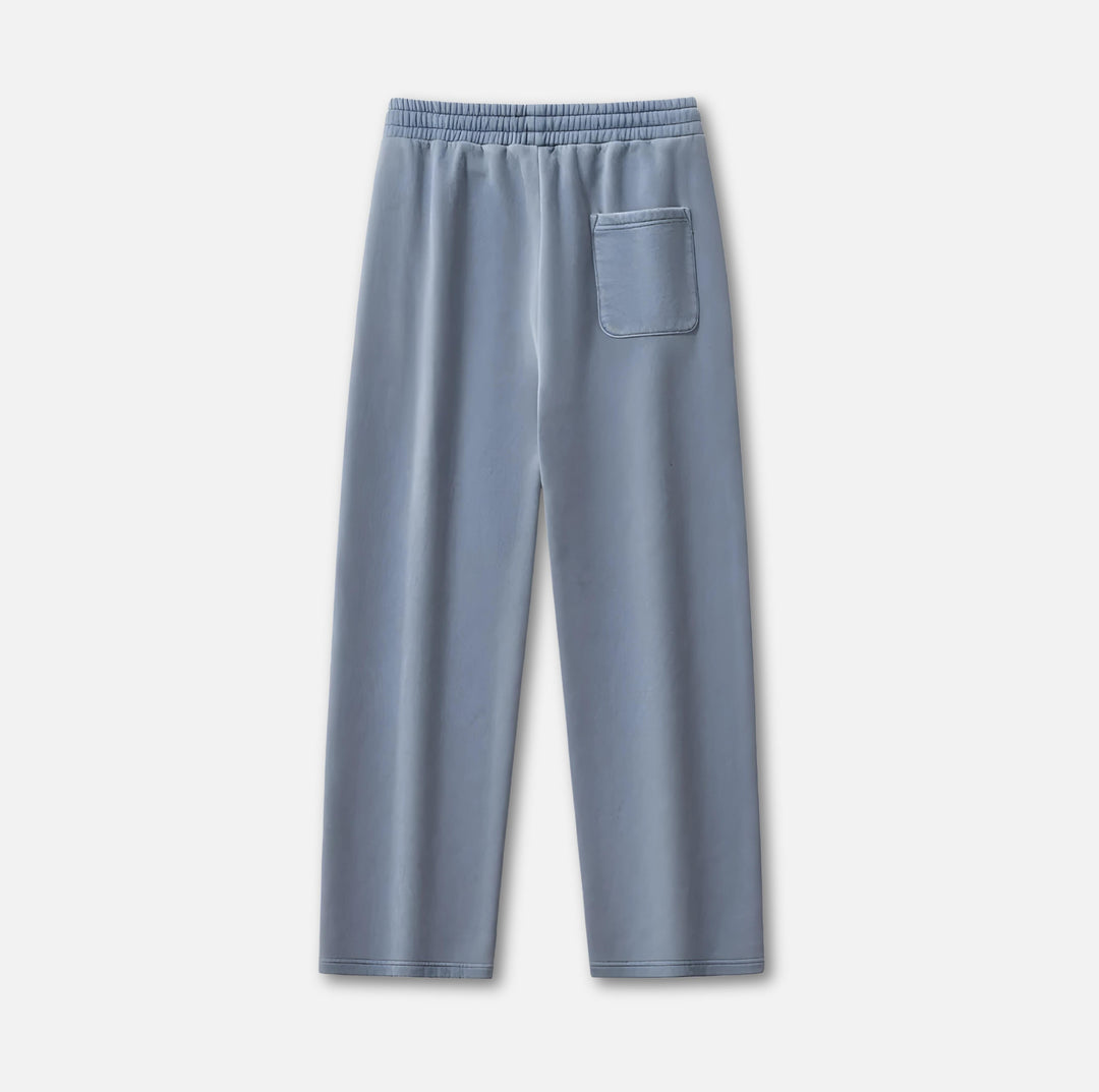 Wreath Crest Frayed Sweatpants 