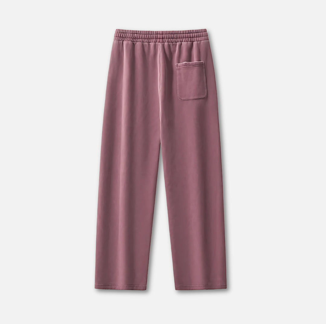 Wreath Crest Frayed Sweatpants 