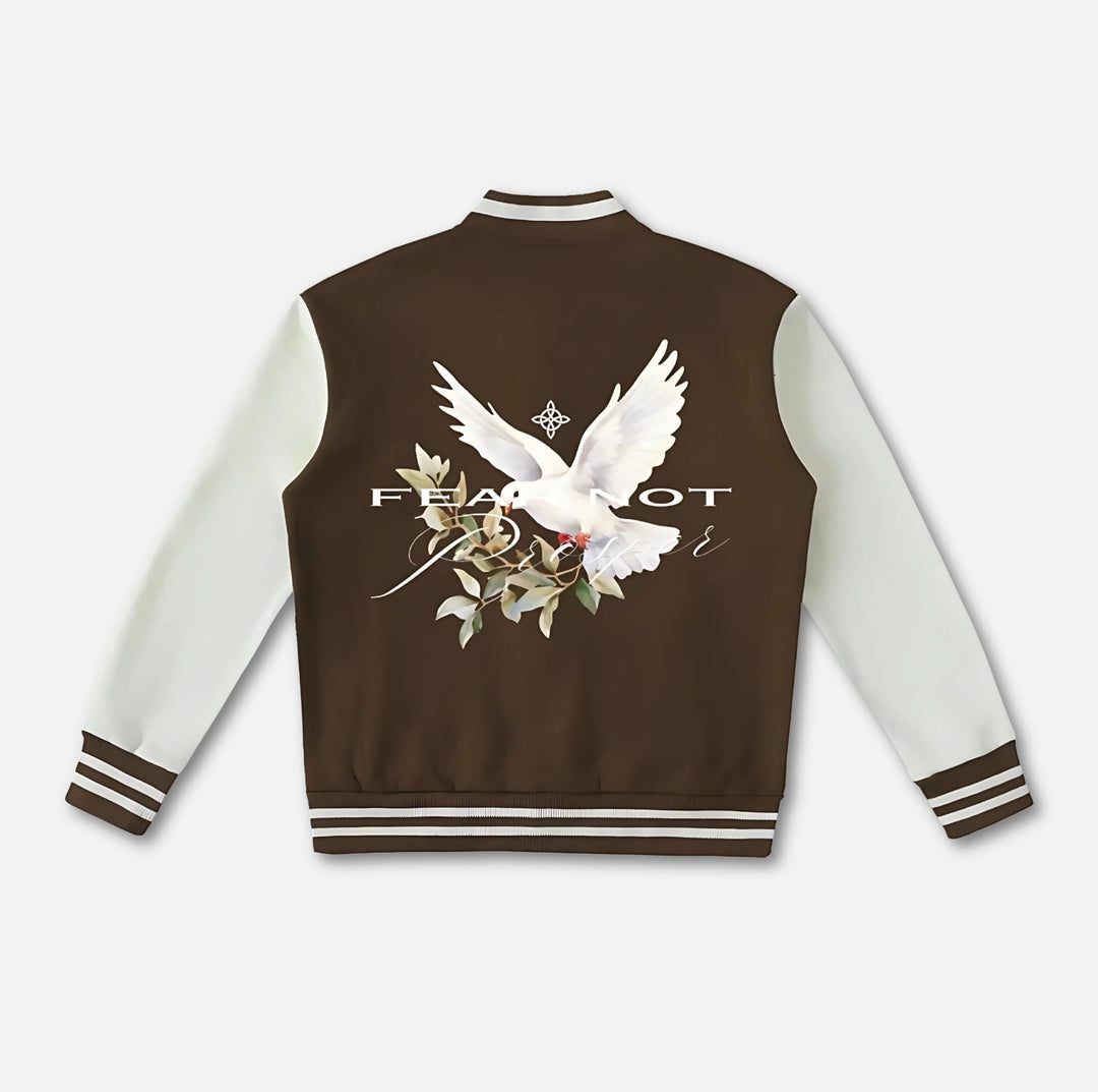 Wreath Dove Varsity Jacket 