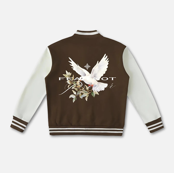 Wreath Dove Varsity Jacket 